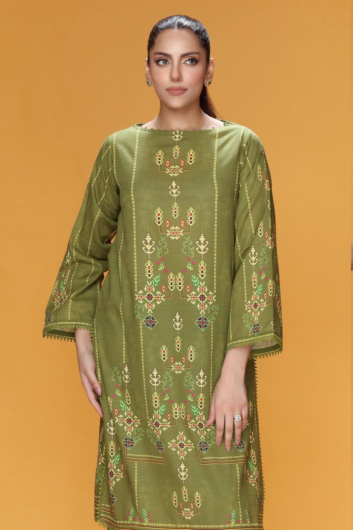 PRET PRINTED KHADDAR 1 PCS