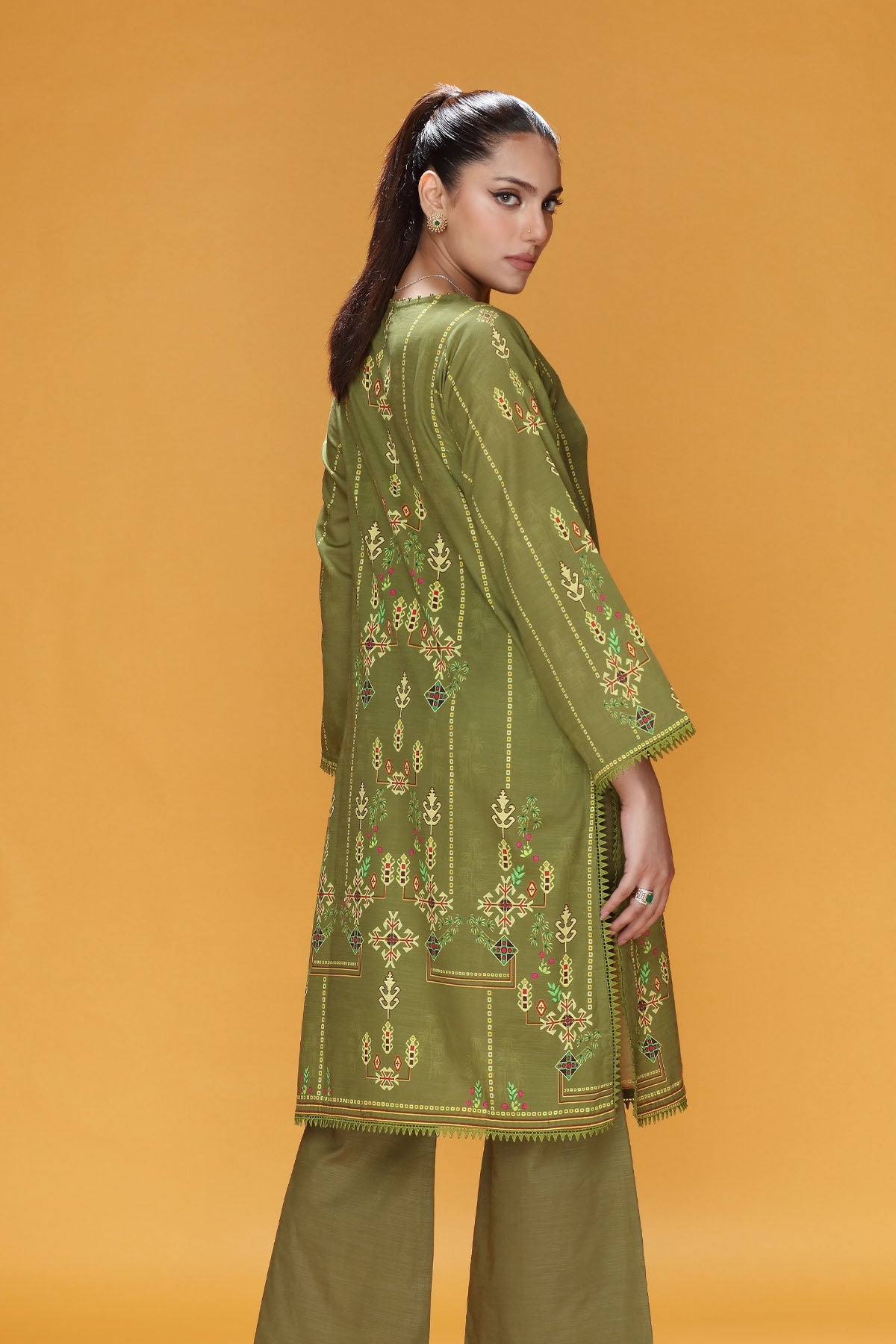 PRET PRINTED KHADDAR 1 PCS