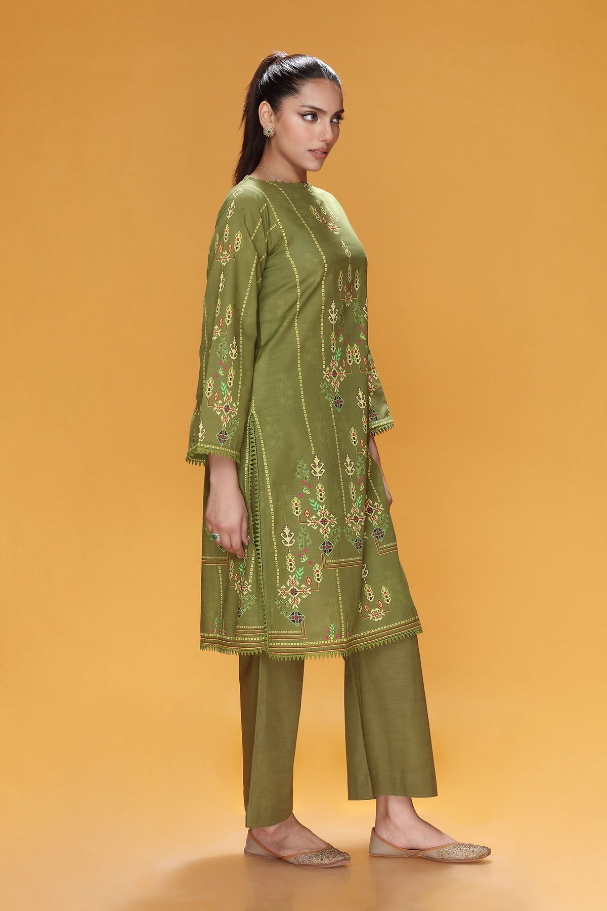 PRET PRINTED KHADDAR 1 PCS