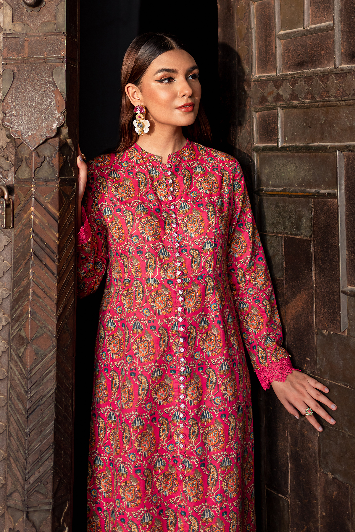 PRINTED KHADDAR 2 PCS (UNSTITCHED)