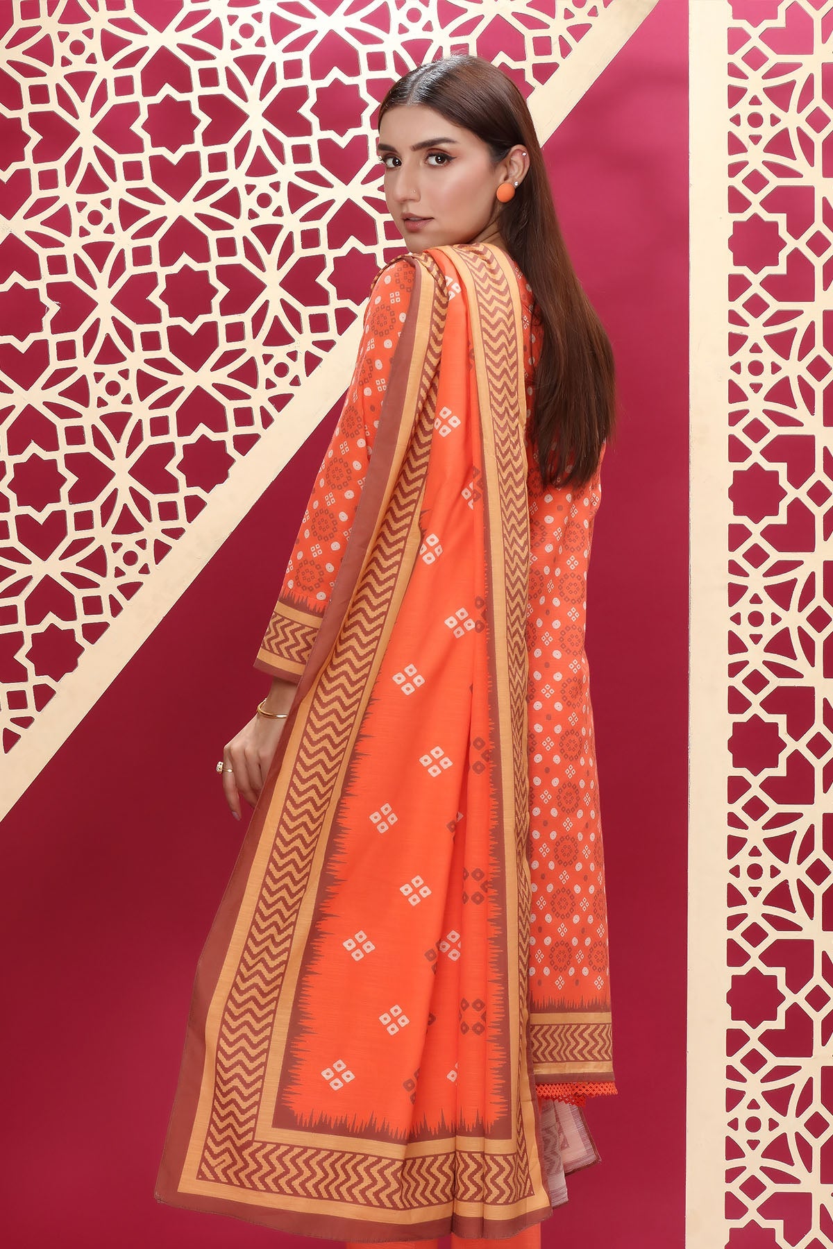 PRINTED KHADDAR 3 PCS (UNSTITCHED)