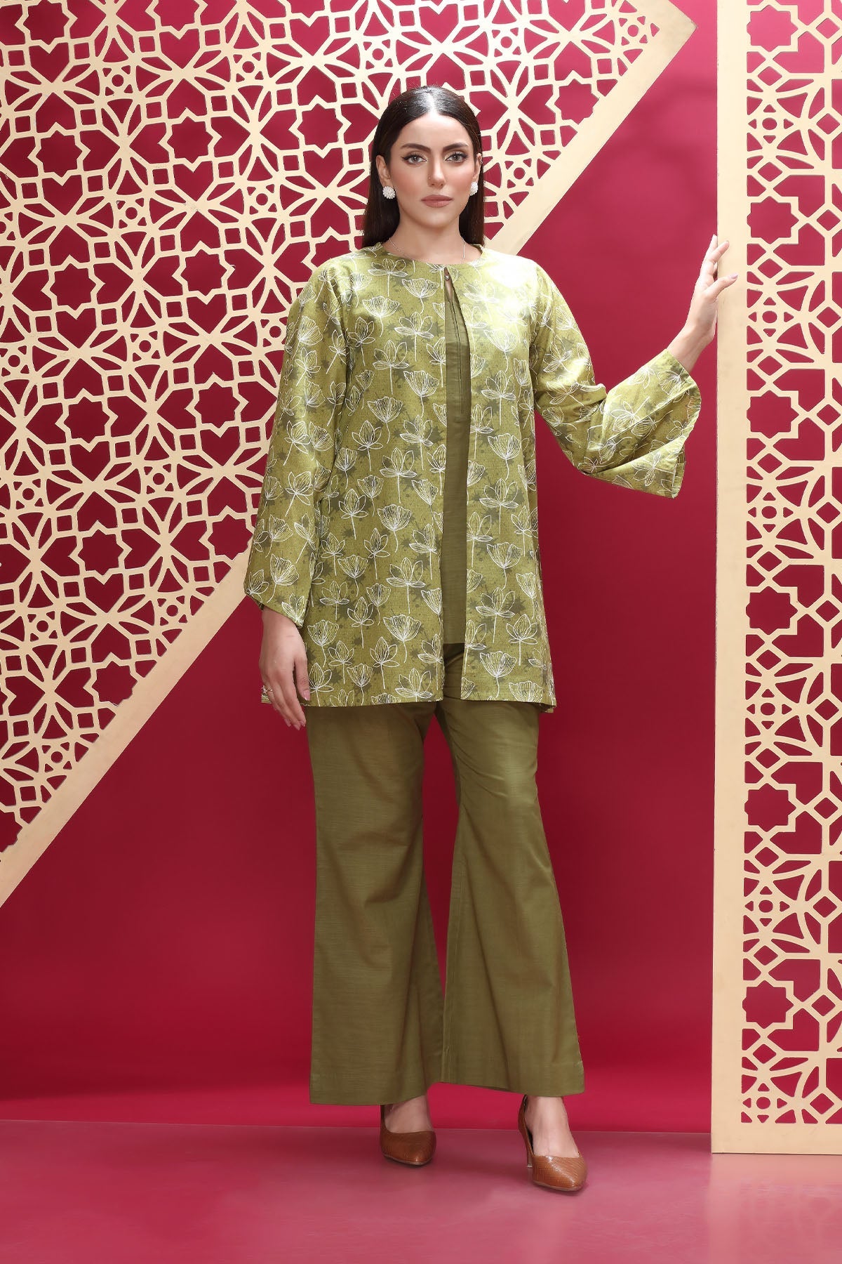 PRET PRINTED KHADDAR 2 PCS