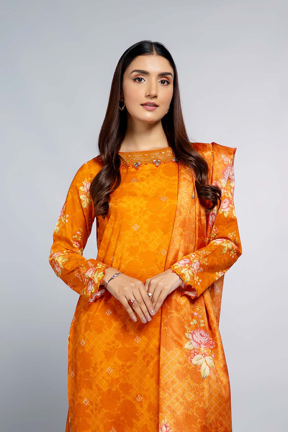 EMBROIDERED PRINTED LAWN 3 PCS (UNSTITCHED)