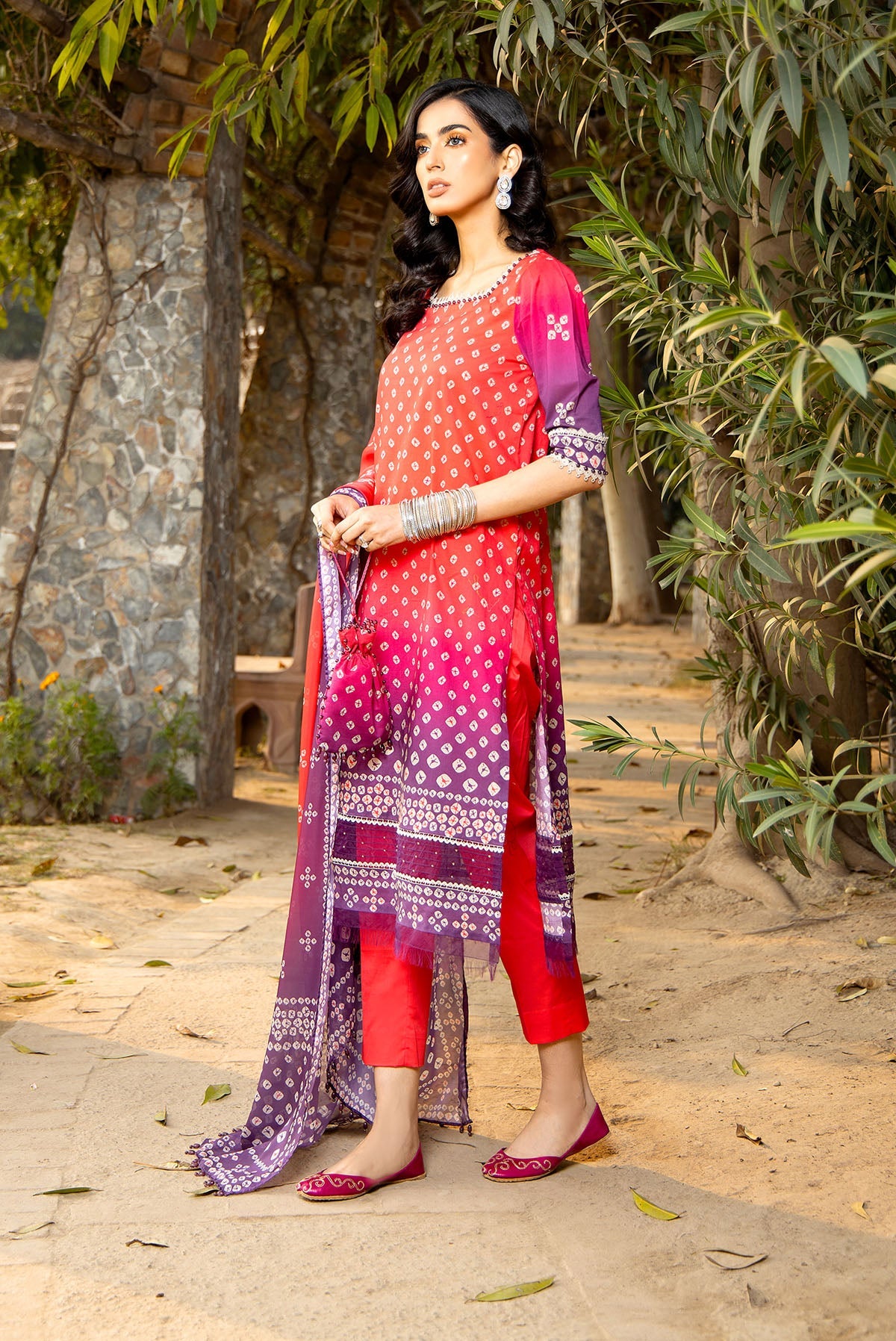 Printed Mid Silk Dupatta
