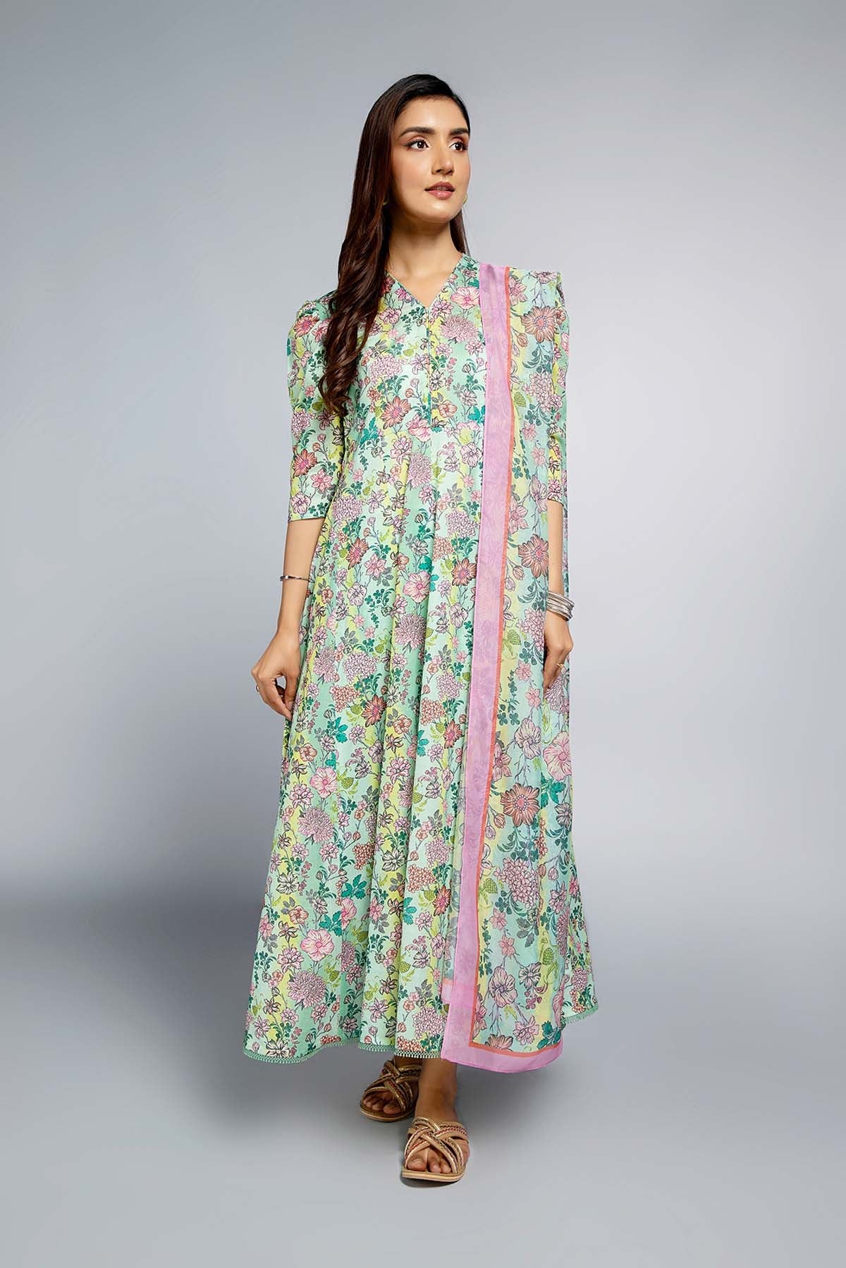Printed Mid Silk Dupatta