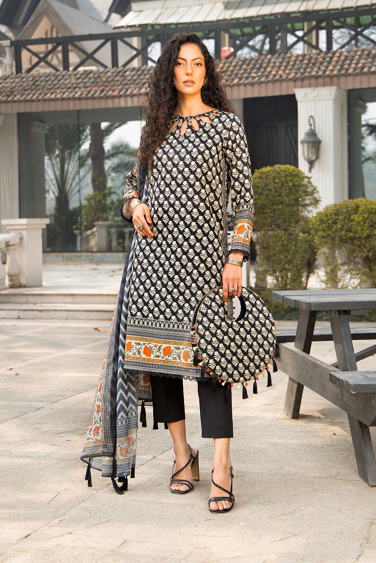 Printed Mid Silk Dupatta
