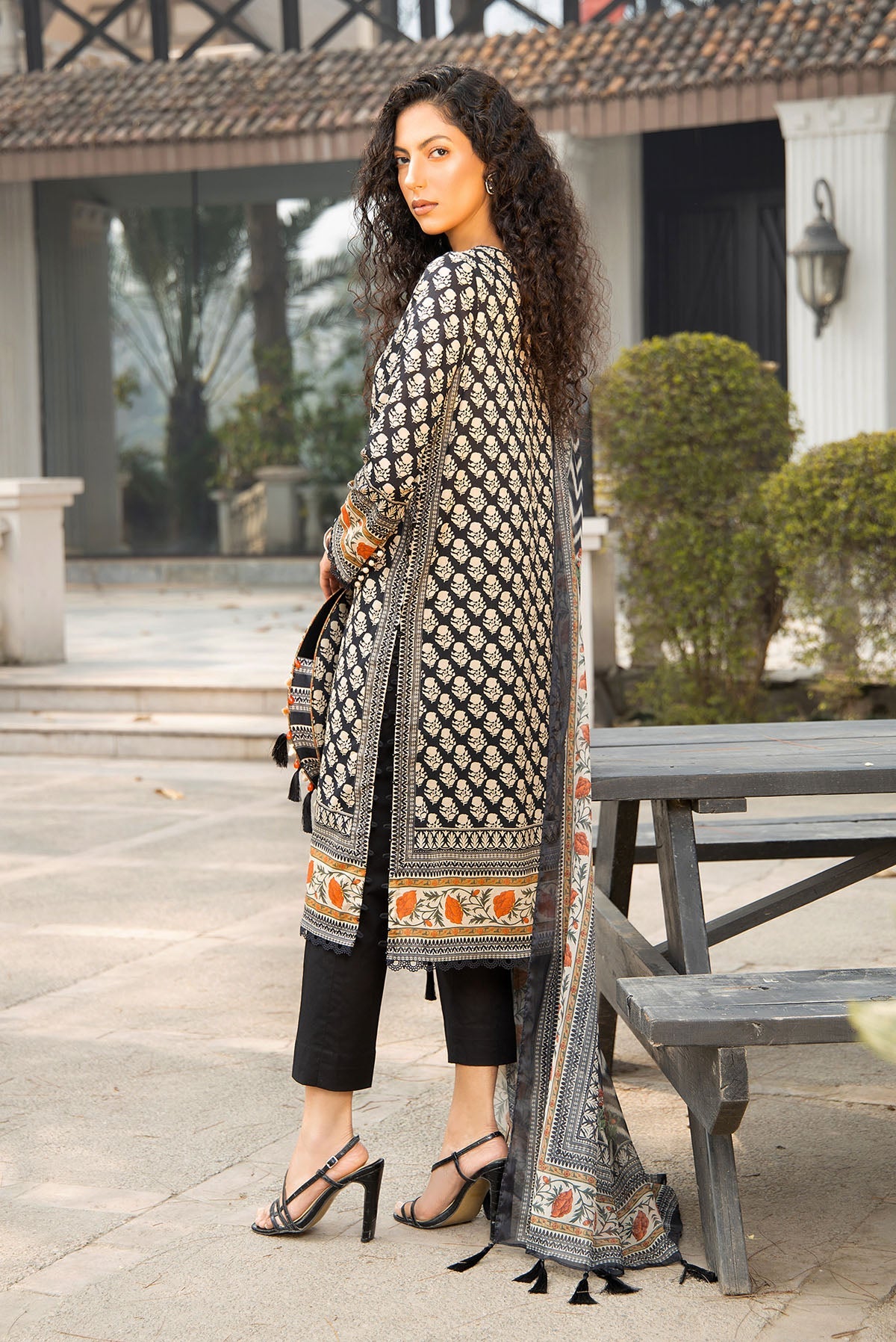 Printed Mid Silk Dupatta
