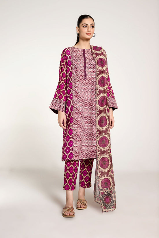 PRET PRINTED  POLY LAWN  3 PCS
