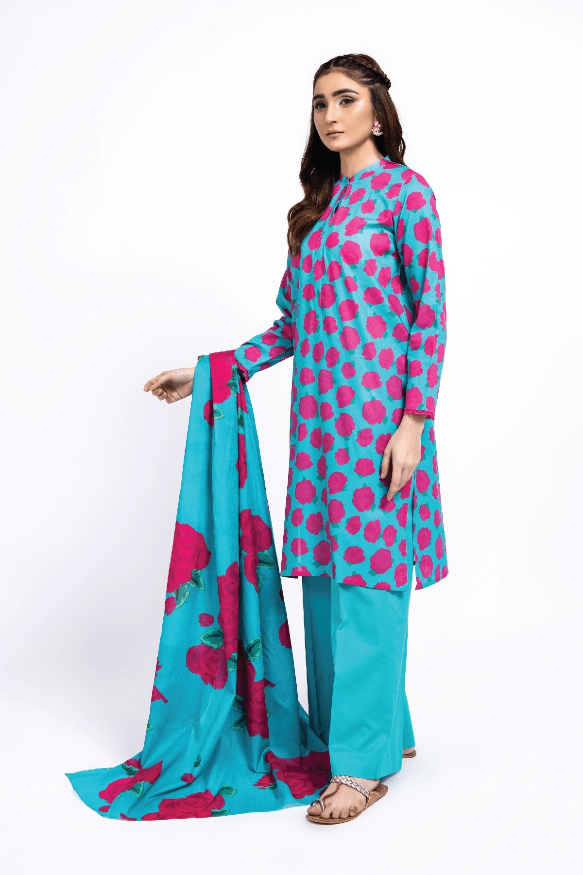 PRET  PRINTED LAWN 3 PCS