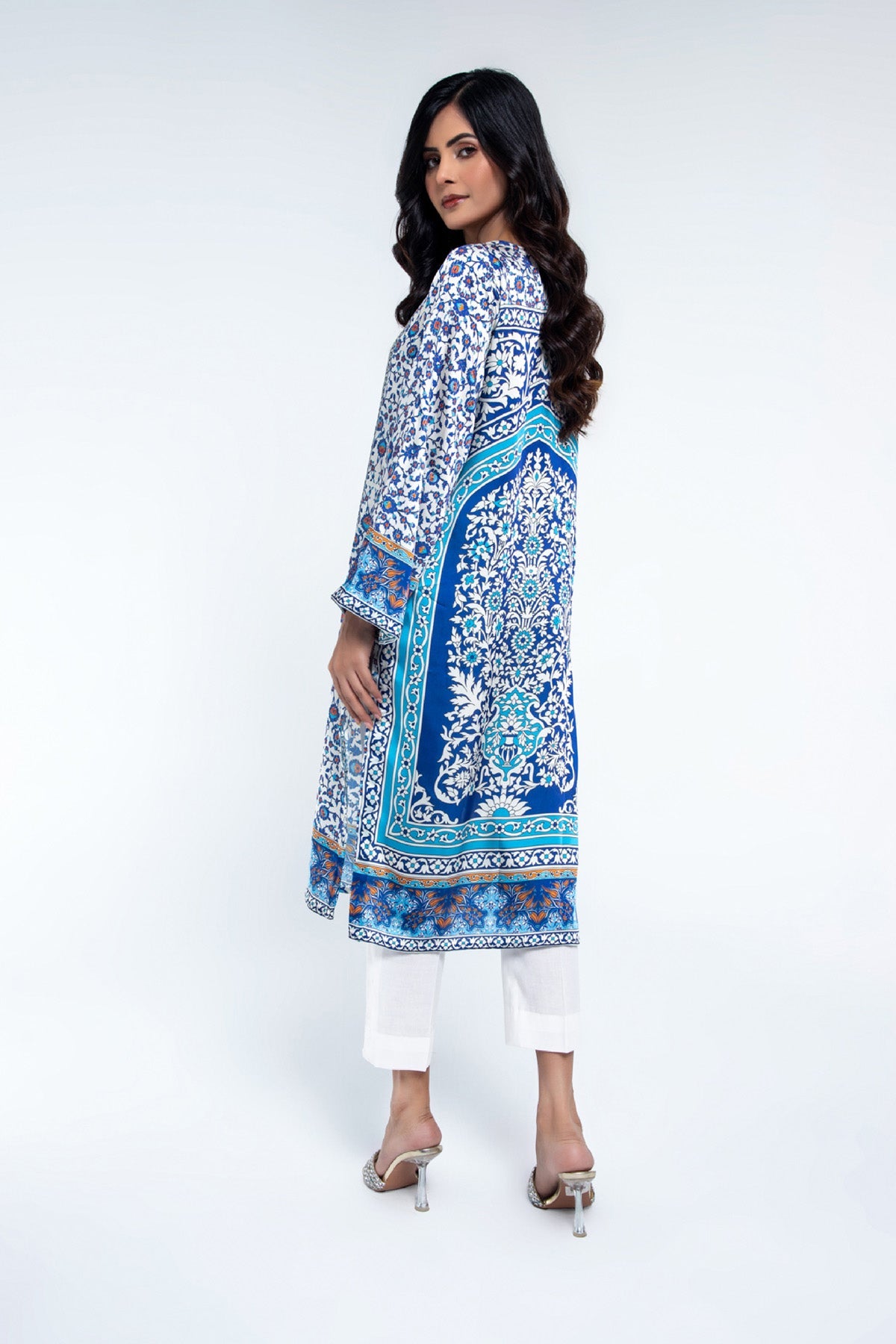 PRET PRINTED SHAMOZ SILK 1 PCS