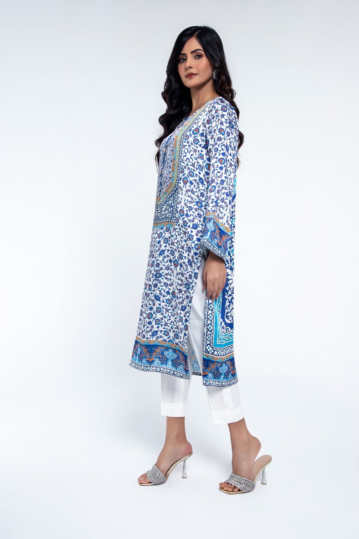 PRET PRINTED SHAMOZ SILK 1 PCS