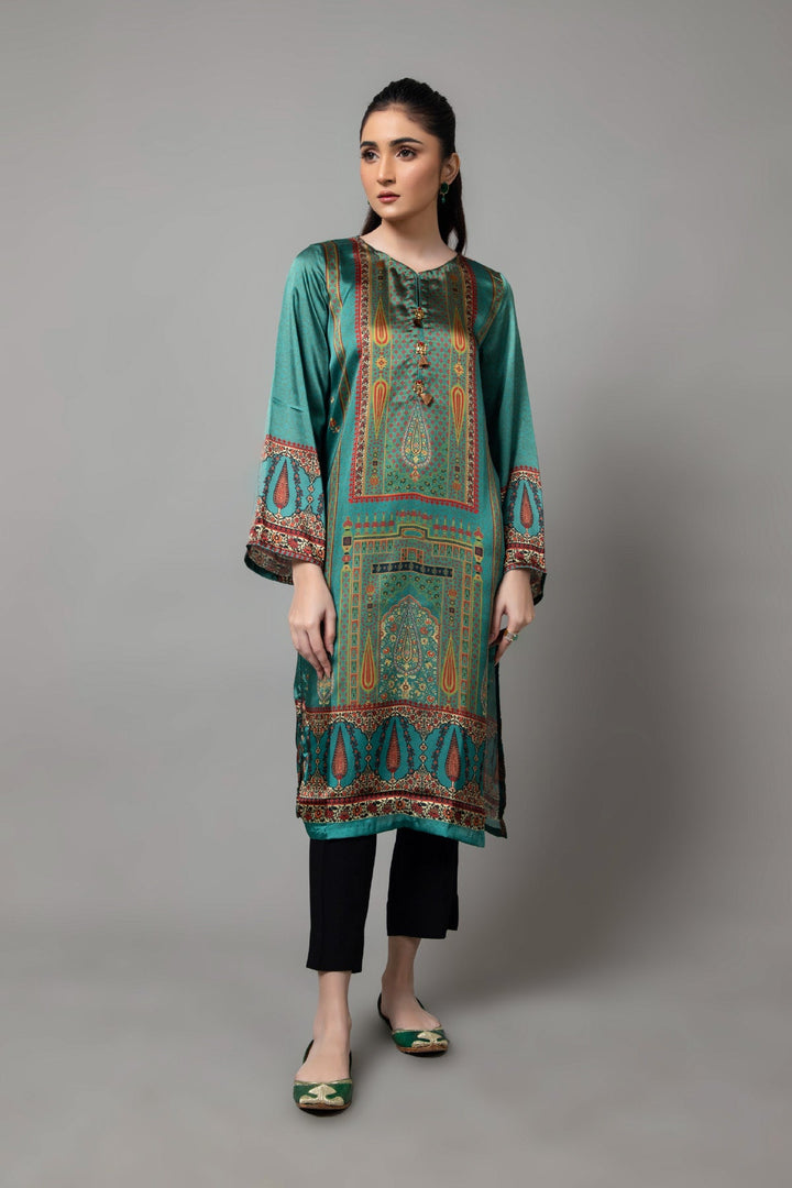 PRET PRINTED SHAMOZ SILK 1 PCS
