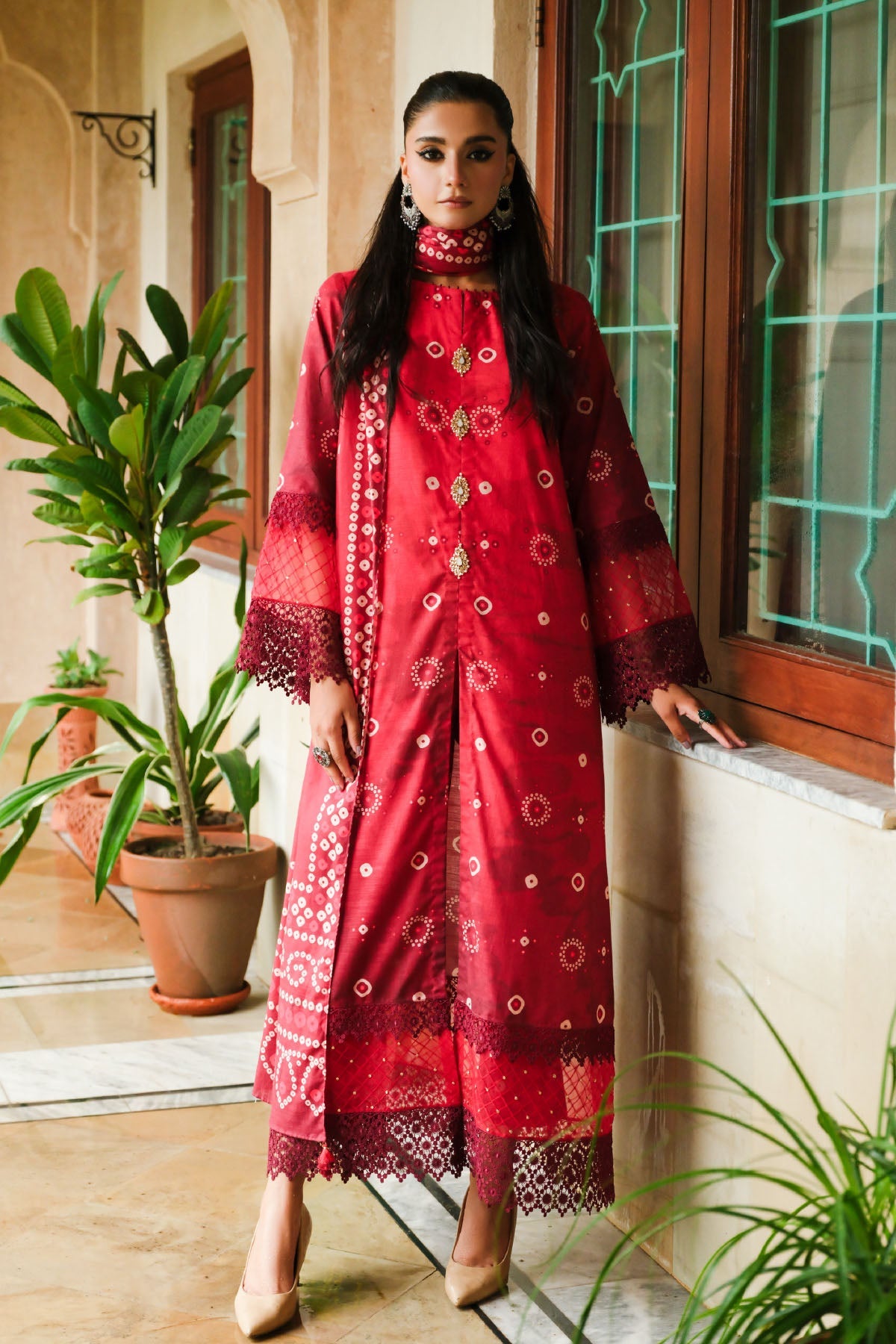 PRINTED SLUB KHADDAR 3 PCS (UNSTITCHED)