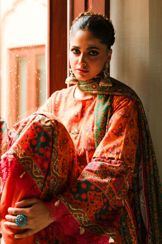 PRINTED SLUB KHADDAR 3 PCS (UNSTITCHED)