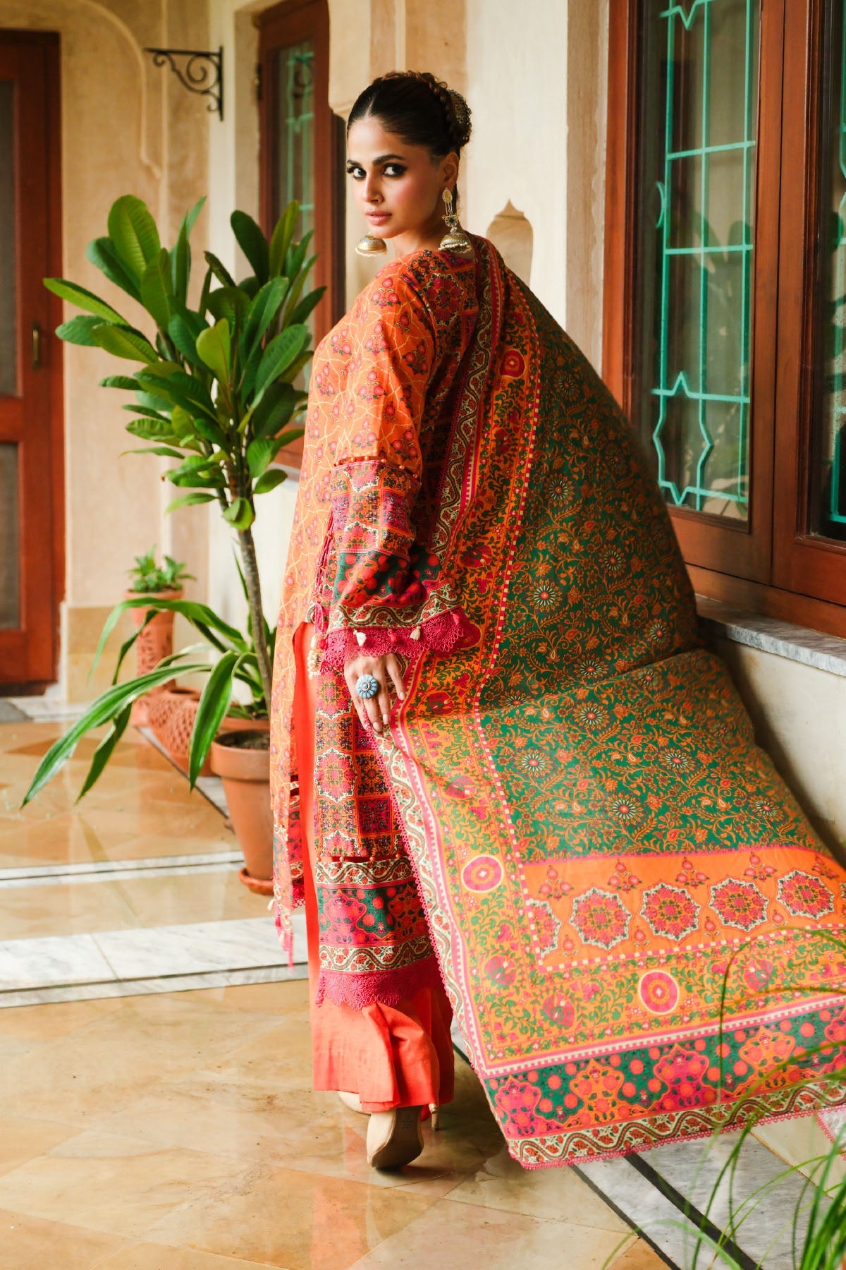 PRINTED SLUB KHADDAR 3 PCS (UNSTITCHED)