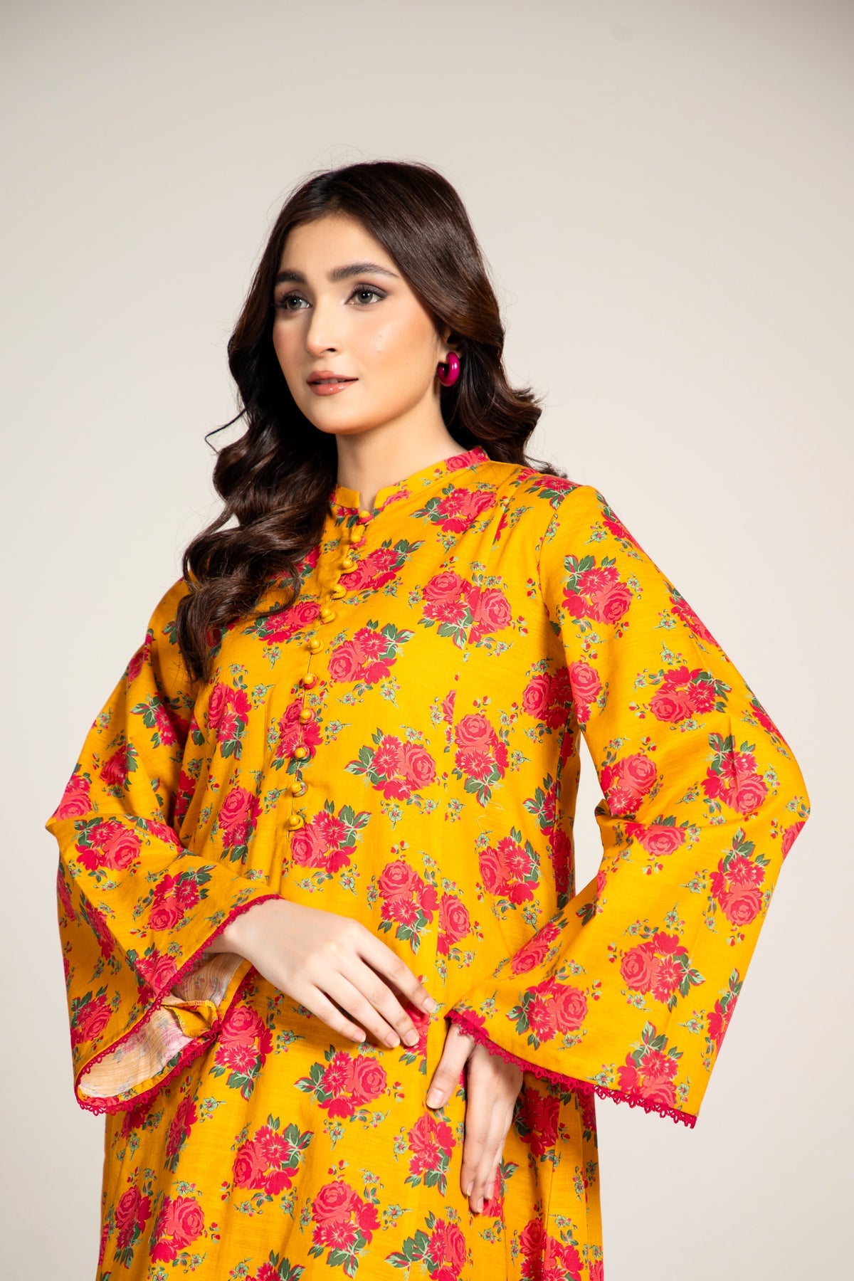 PRINTED SLUB KHADDAR 2 PCS (UNSTITCHED)