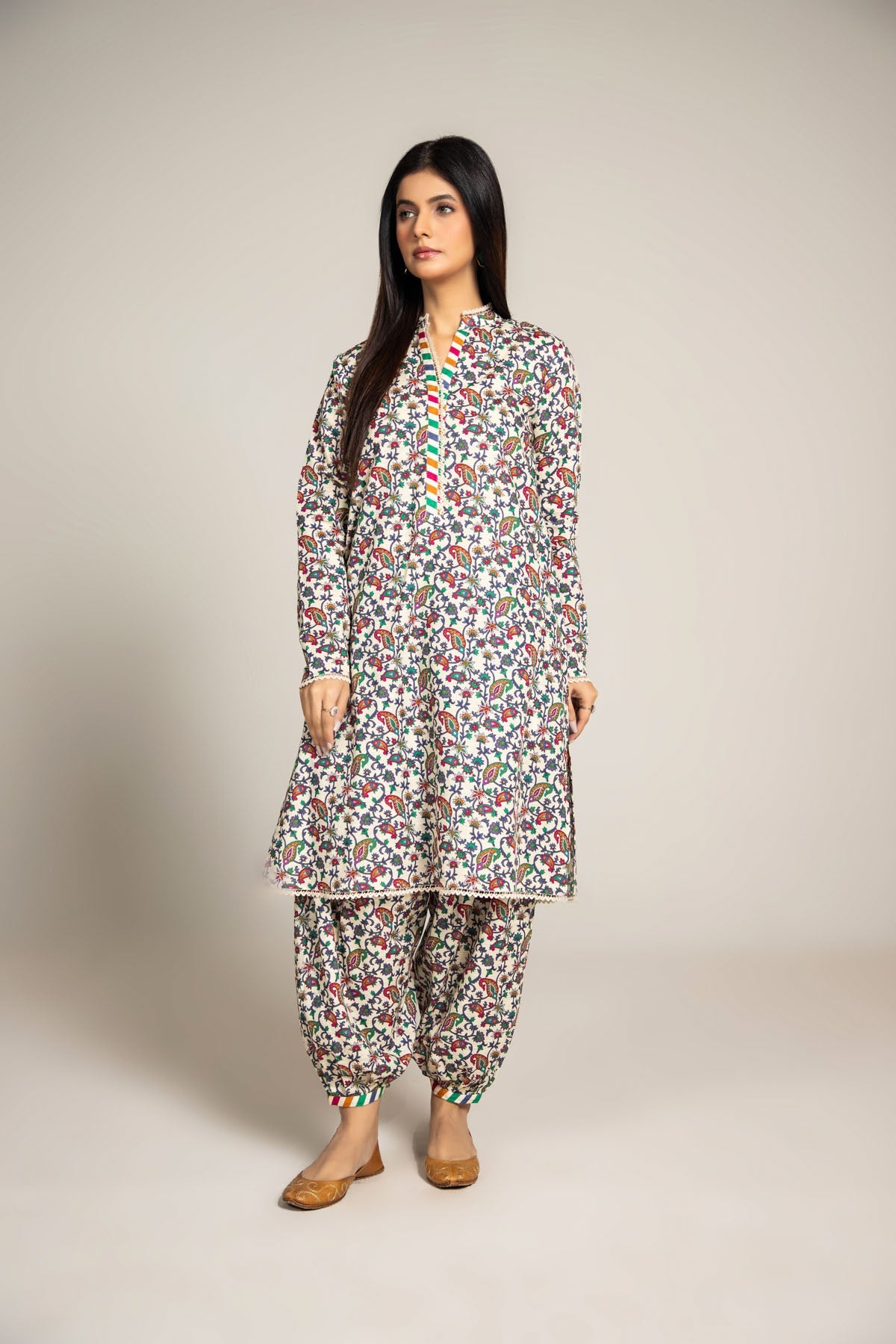 PRINTED SLUB KHADDAR 1 PCS (UNSTITCHED)