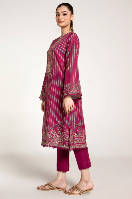 PRINTED SLUB KHADDAR 3 PCS (UNSTITCHED)