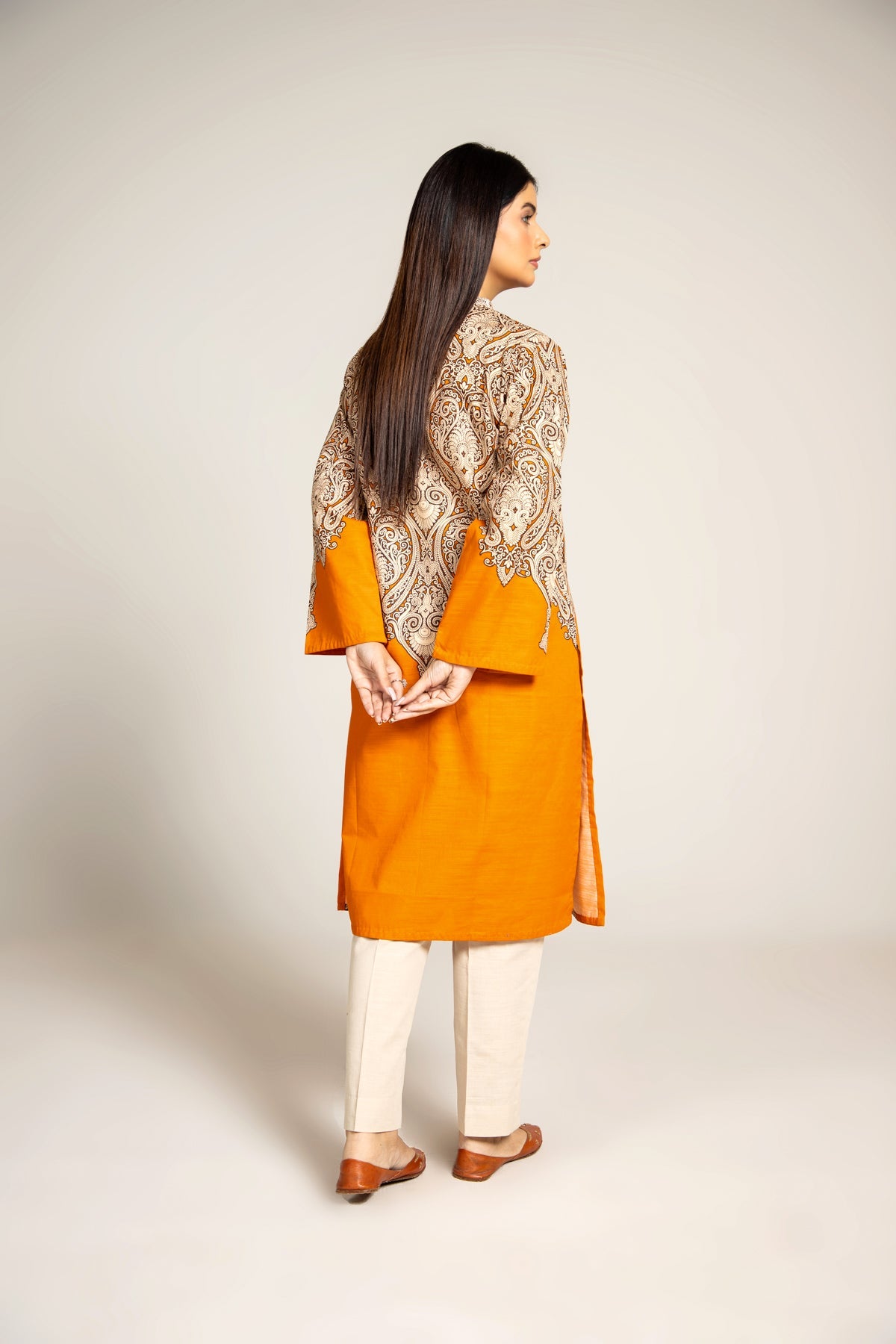 PRET PRINTED  SLUB KHADDAR  1 PCS
