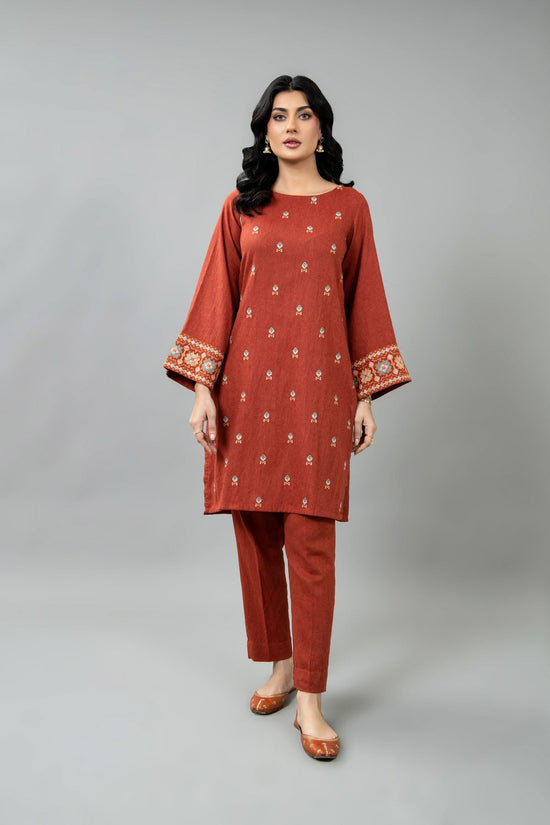 PRET EMBROIDERED COTTON KARANDI 2 PCS