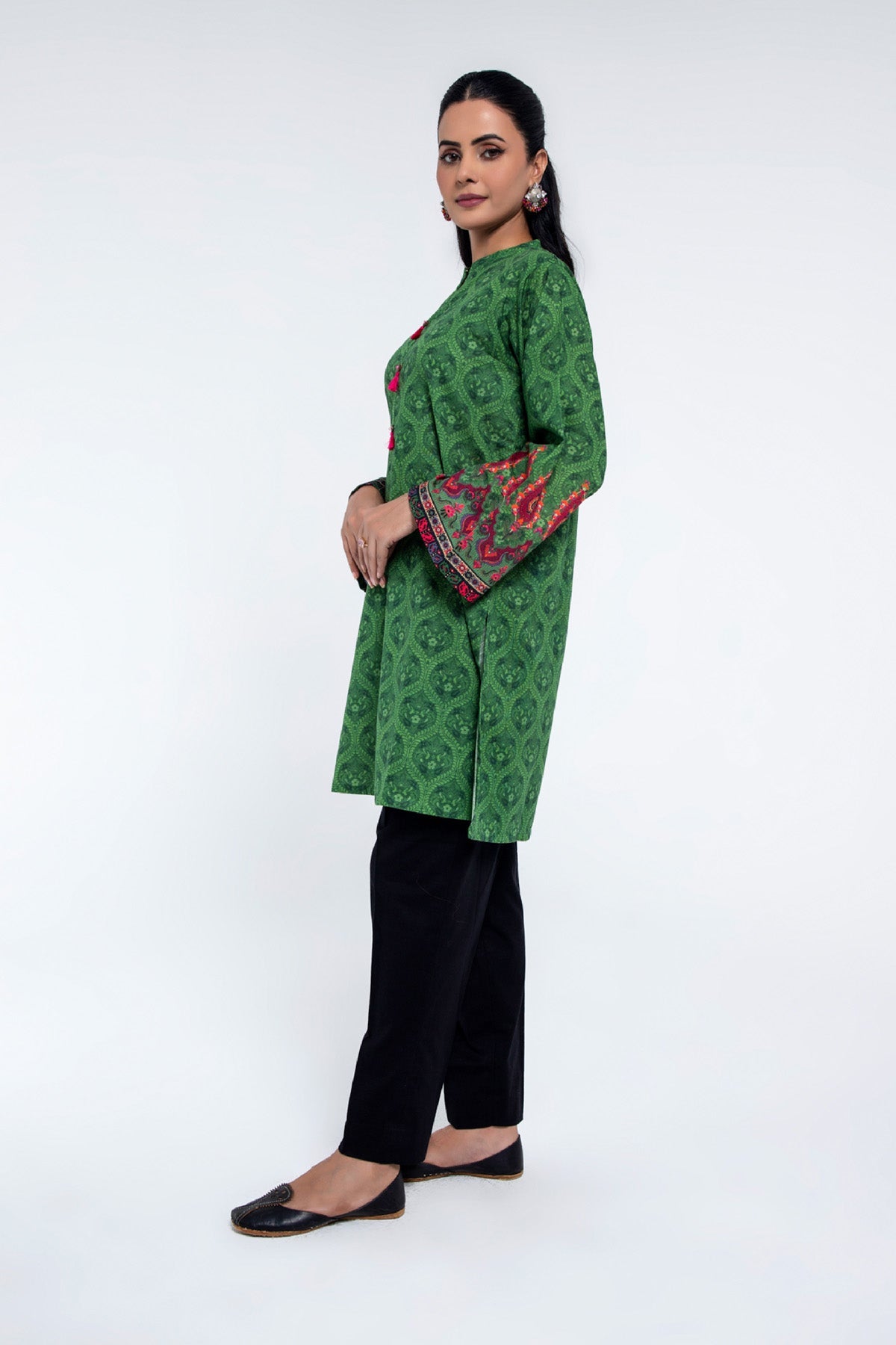 PRET PRINTED SLUB KHADDAR 1 PCS