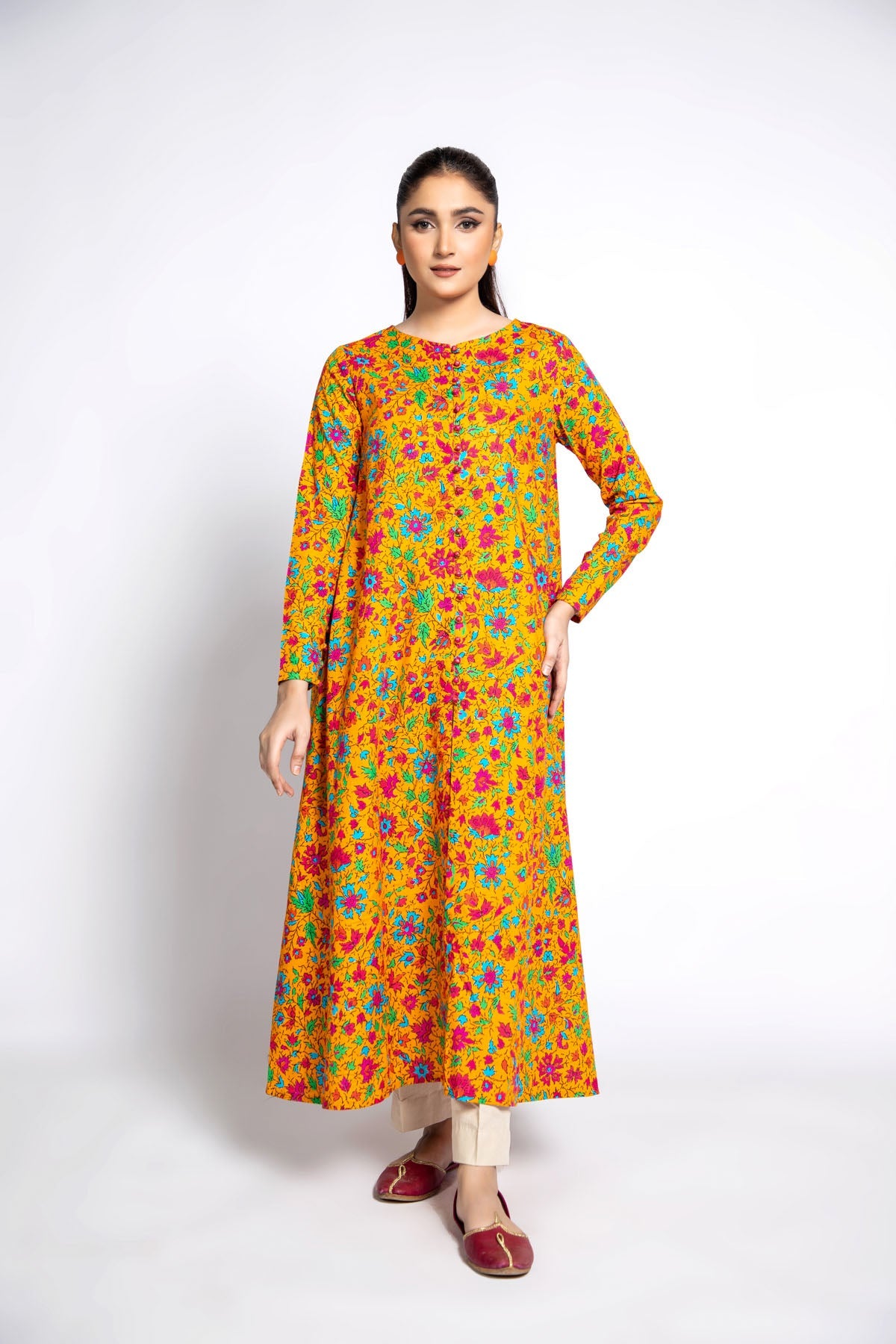 PRINTED SLUB KHADDAR 1 PCS (UNSTITCHED)