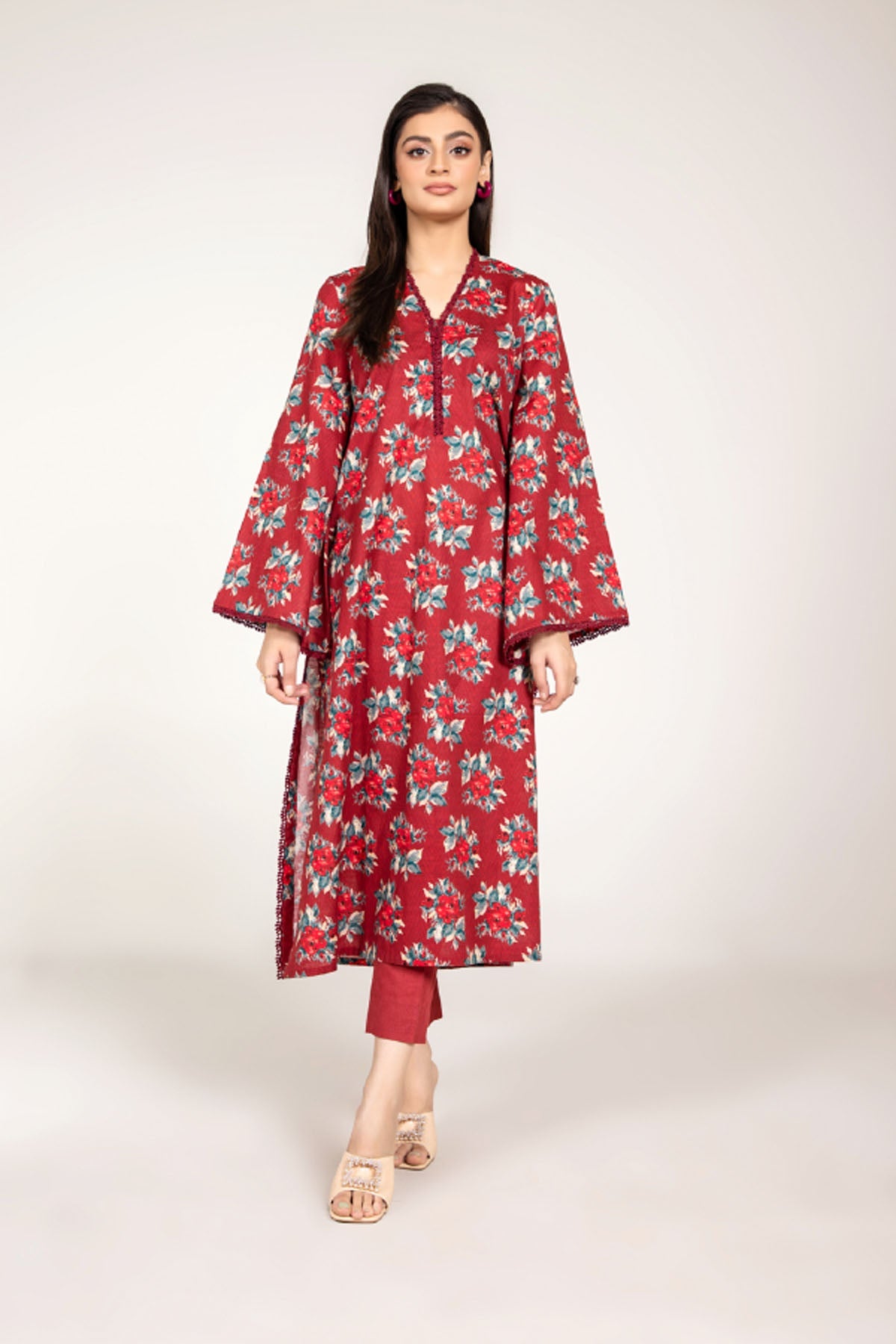 PRINTED SLUB KHADDAR 1 PCS (UNSTITCHED)