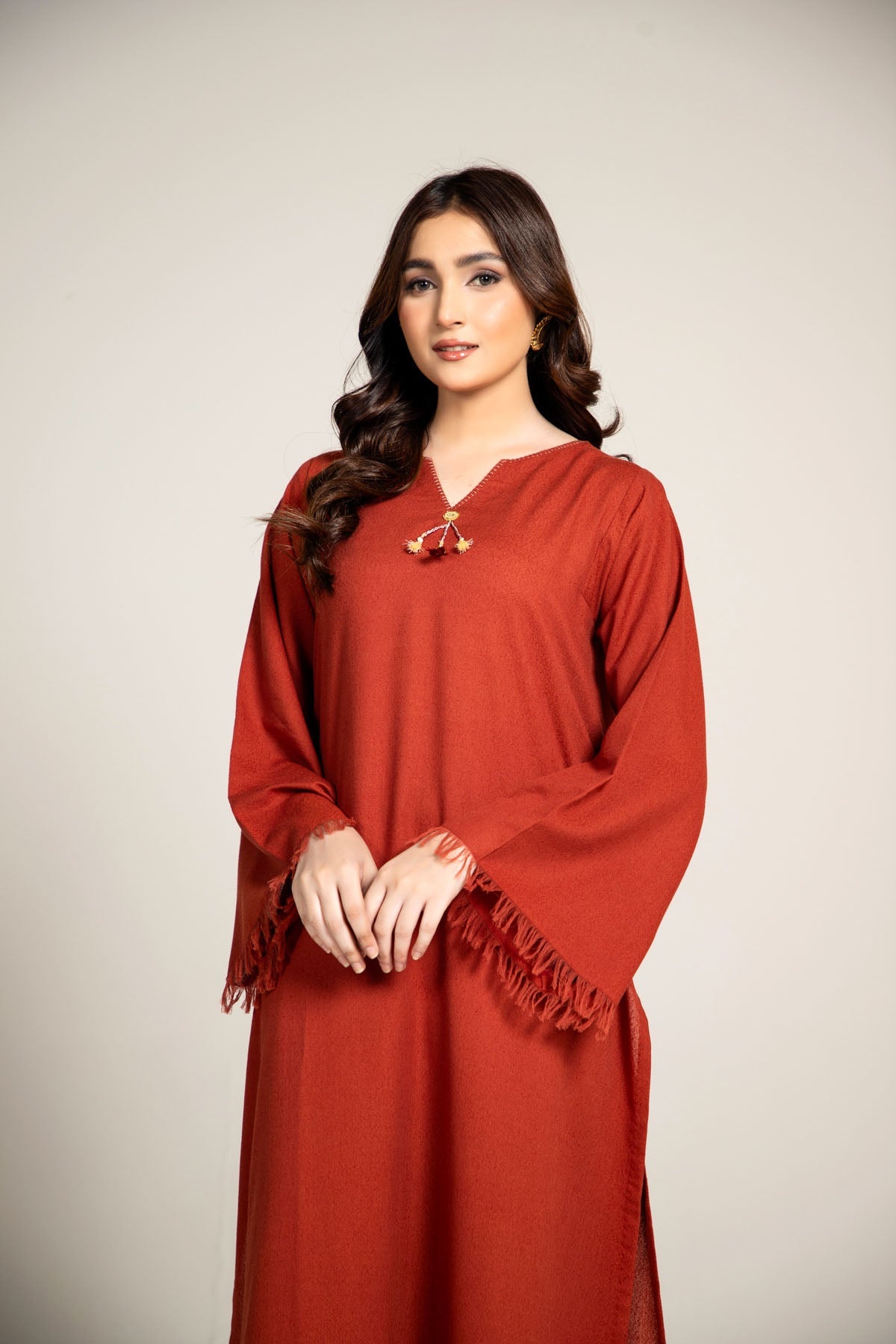 PRET SOLID  KARANDI LAWN  2 PCS