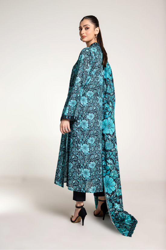 PRINTED SLUB KHADDAR 2 PCS (UNSTITCHED)