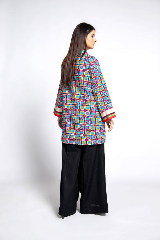 PRET PRINTED SLUB KHADDAR 2 PCS