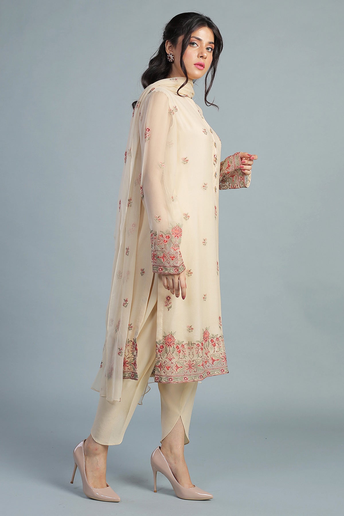 FORMAL CHIFFON 2 PCS SUIT