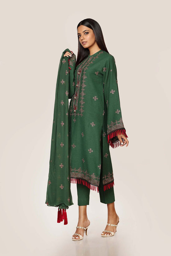 EMBROIDERED COTTON KARANDI 3PCS