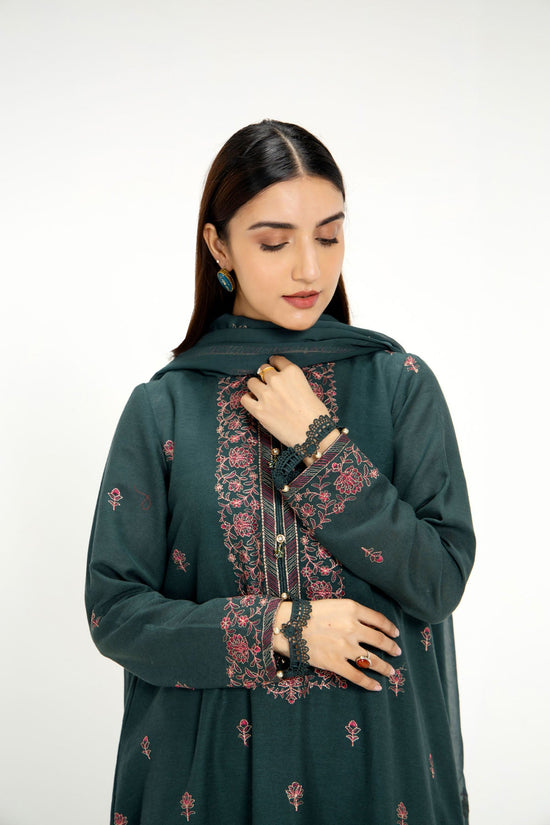 EMBROIDERED COTTON KARANDI  3 PCS (UNSTITCHED)