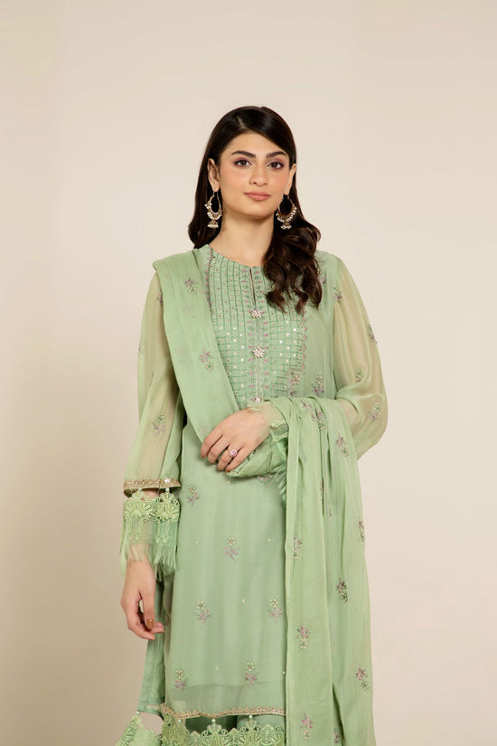 EMBROIDERED CHIFFON 2 PCS (UNSTITCHED)