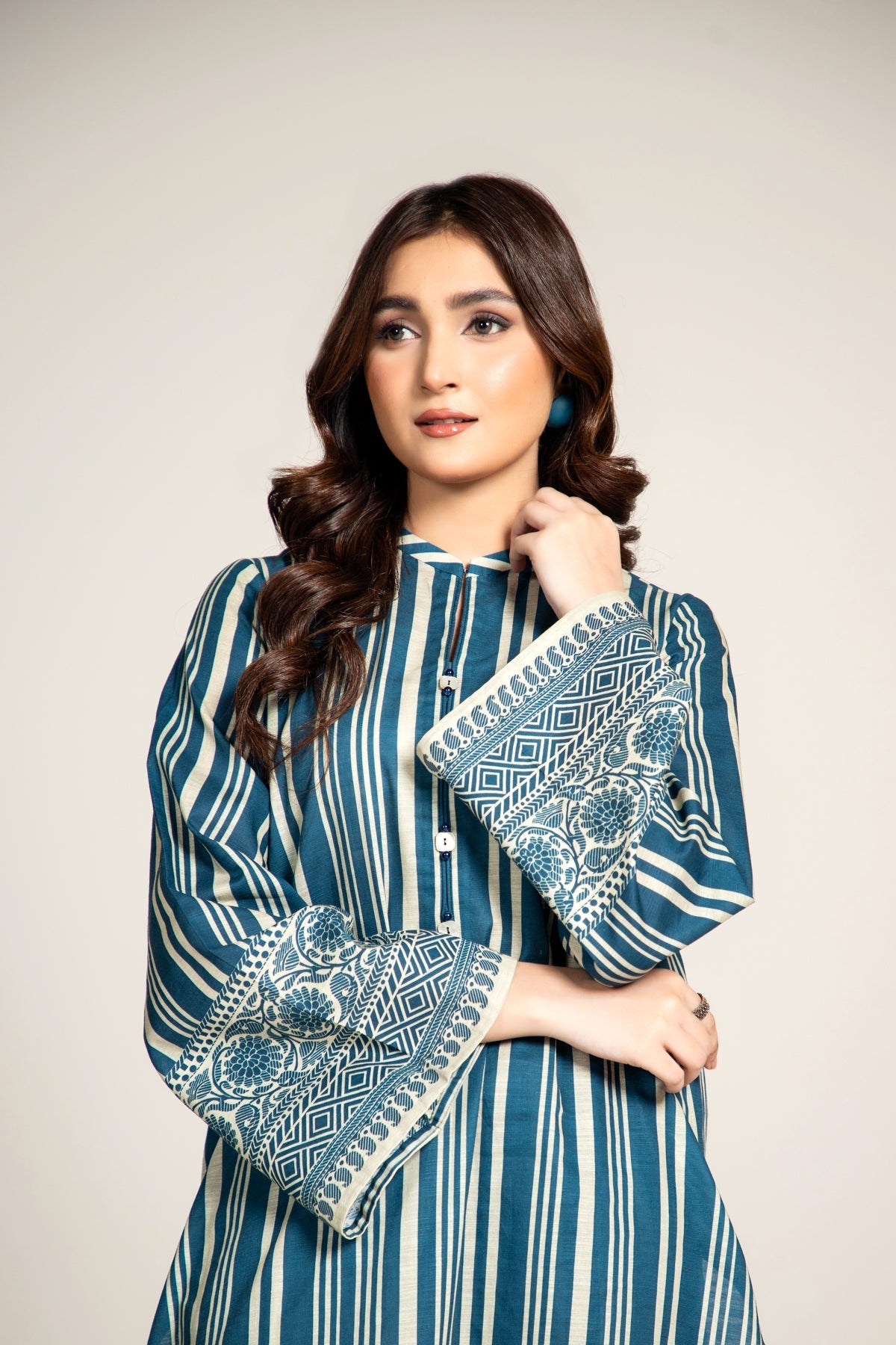 PRINTED SLUB KHADDAR 2 PCS (UNSTITCHED)