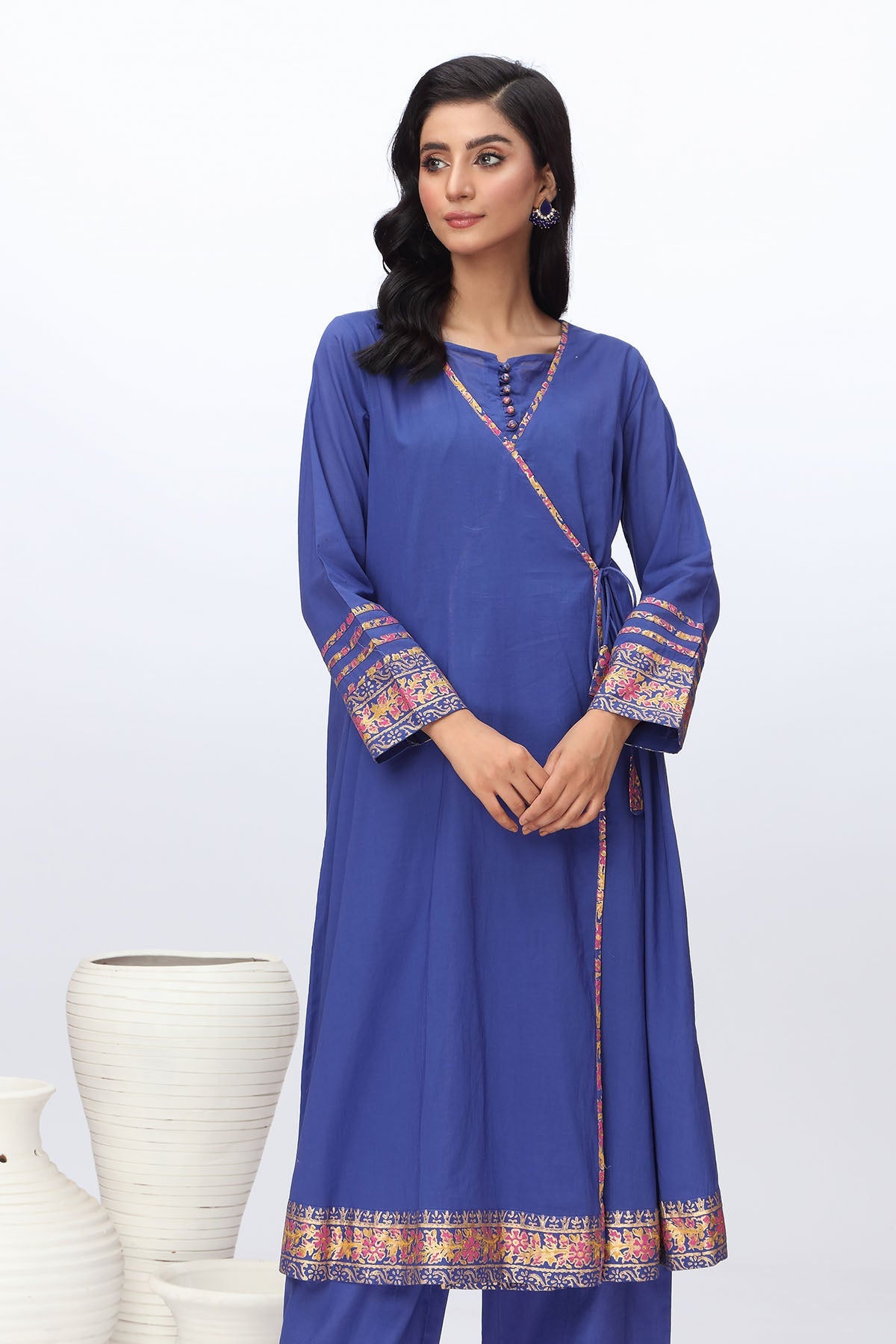 BLOCK PRINTED PRET 2 PCS