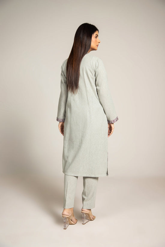 PRET EMBROIDERED COTTON KARANDI  2 PCS