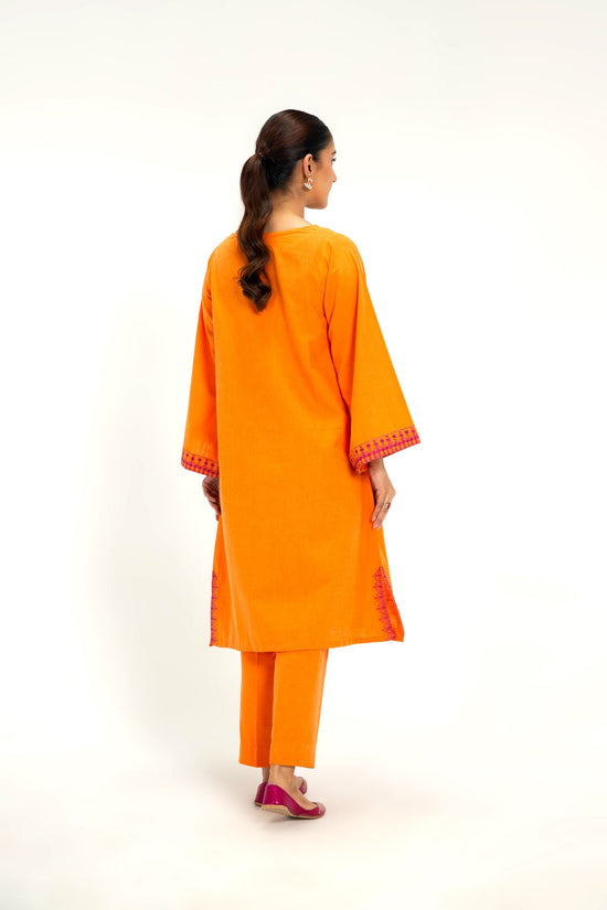 PRETTEMBROIDERED YARN DYED KHADDAR 2 PCS