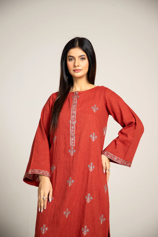 PRET EMBROIDERED COTTON KARANDI  2 PCS