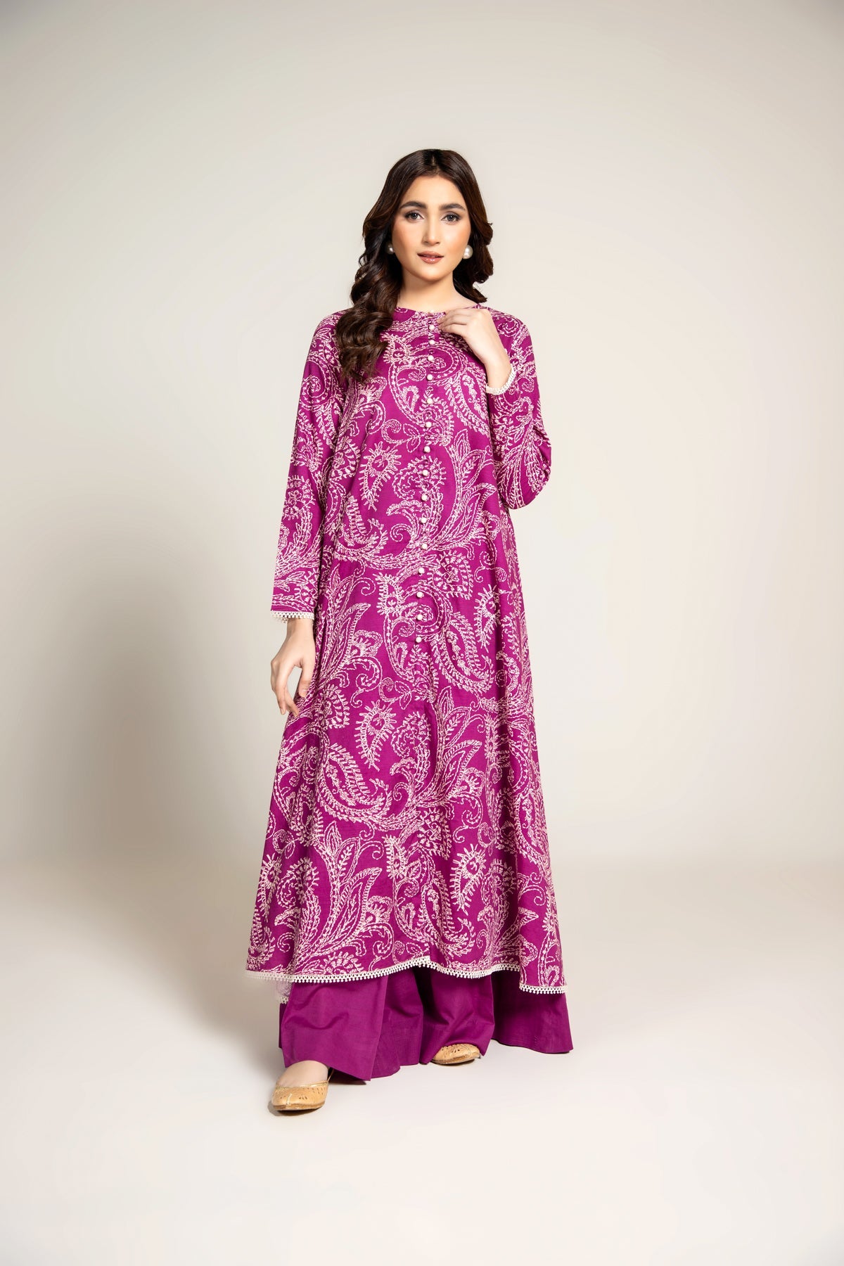 PRINTED SLUB KHADDAR 1 PCS (UNSTITCHED)