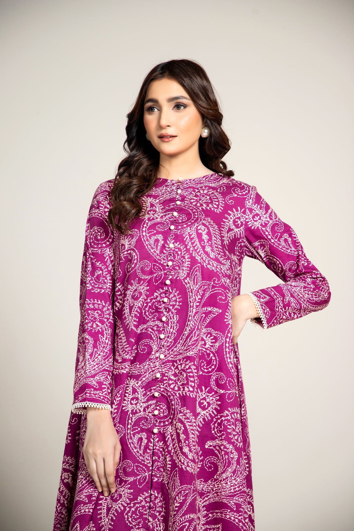 PRINTED SLUB KHADDAR 1 PCS (UNSTITCHED)