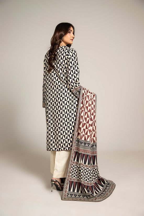 PRINTED SLUB KHADDAR 3 PCS (UNSTITCHED)