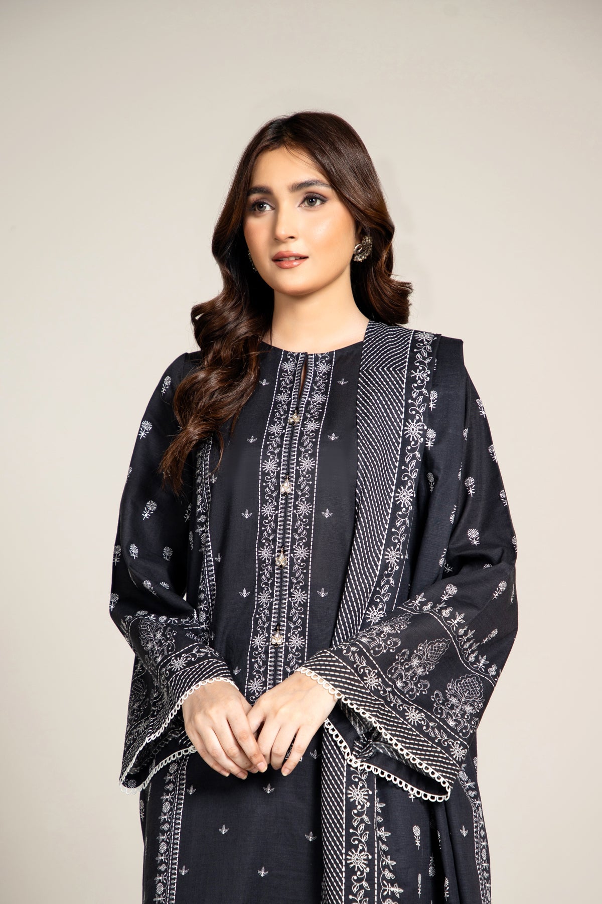 PRINTED SLUB KHADDAR 2 PCS (UNSTITCHED)