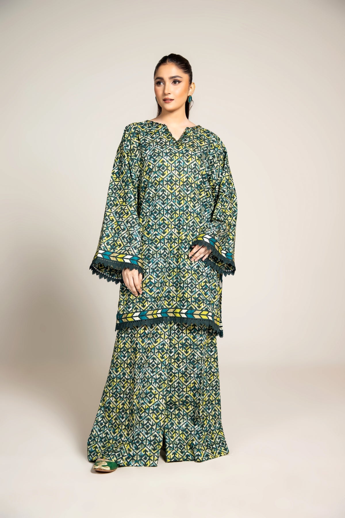 PRINTED SLUB KHADDAR 1 PCS (UNSTITCHED)