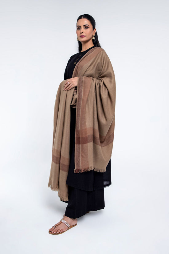 YARN DYED WOOL SHAWL